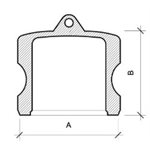 Cam lock 3" type DP SS316