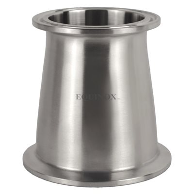 Reducer concentric 10" x 1 1 / 2" TC - 6 1 / 2"lg SS304  Reducer concentric 10" x 1 1 / 2" TC - 6 1 / 2"lg SS304