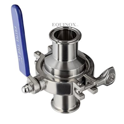 Vanne à Bille Démontage Rapide 3" TC SS316  Vanne à Bille Démontage Rapide 3" TC SS316