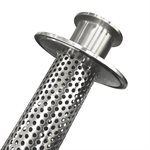 Filtre à Tamis Droit 2" TC x 14" long perforation:1mm SS316