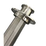 Filtre à Tamis Droit 2" TC x 14" long perforation:1mm SS316