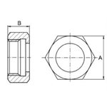 13H ACME hexagonal nut 4" SS304