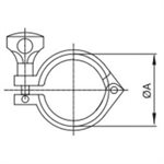 Collier Clamp Robuste TC SS304