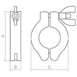 Collier Clamp ISO-KF